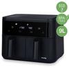 Friteuse sans huile HKoeNIG - FRY900 - Capacité 9L - Double cuve 4,5L - 8 programmes de cuisson - 2400W