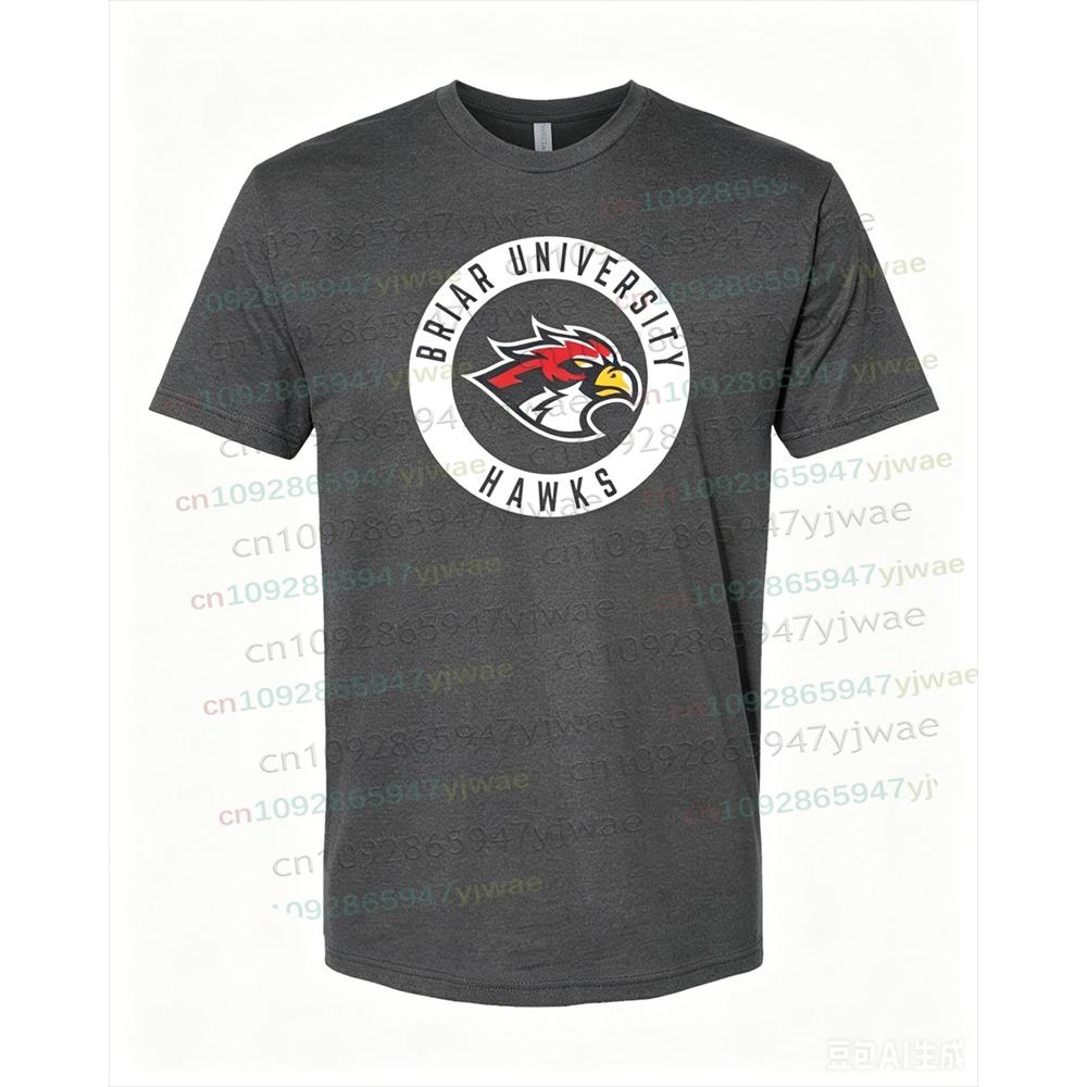 2026TV Show Off-Campus Briar University Hawks Cotton Tshirt Women Men Summer High Quality Hockey Jersey Streetwear Mens Clothing
