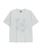 Malittepeulangsowajeobeo W Unicorn Graphic Oversized Tee Light Heather Gray