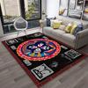 Tappeto Retro KISS Rock Band per Casa Soggiorno Camera da Letto Sala Giochi Divano Cucina Zerbino Decorazione, Tappeto per Bambini Antiscivolo Tappetino da Pavimento