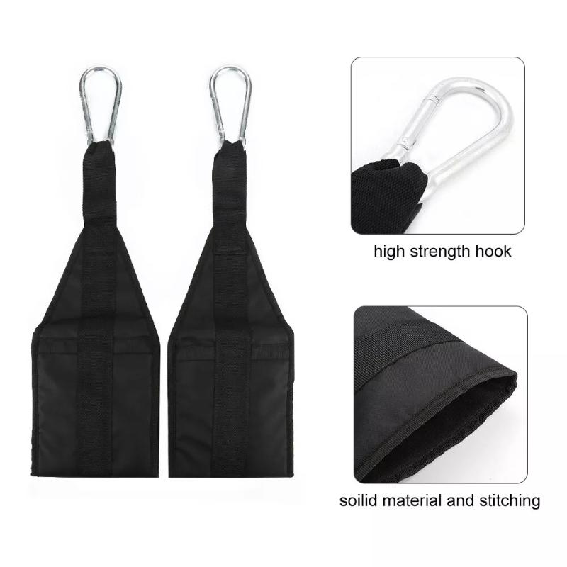 Heavy Duty Rip-Resistant Ab Sling Straps Suspension Fitness A Pair For Pull Up Bar Hanging Leg Raiser Gym Home Fitness Equipment