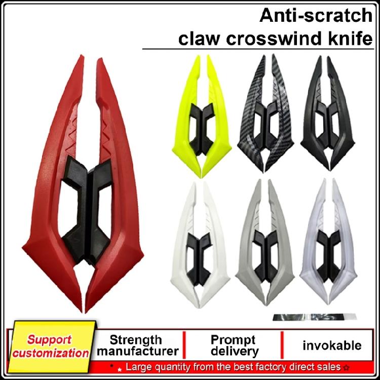 Aerodynamische Motorrad-Winglets 2er-Pack Front-Seitenspoiler für Elektro-Motorräder und Roller Besseres Fahrerlebnis