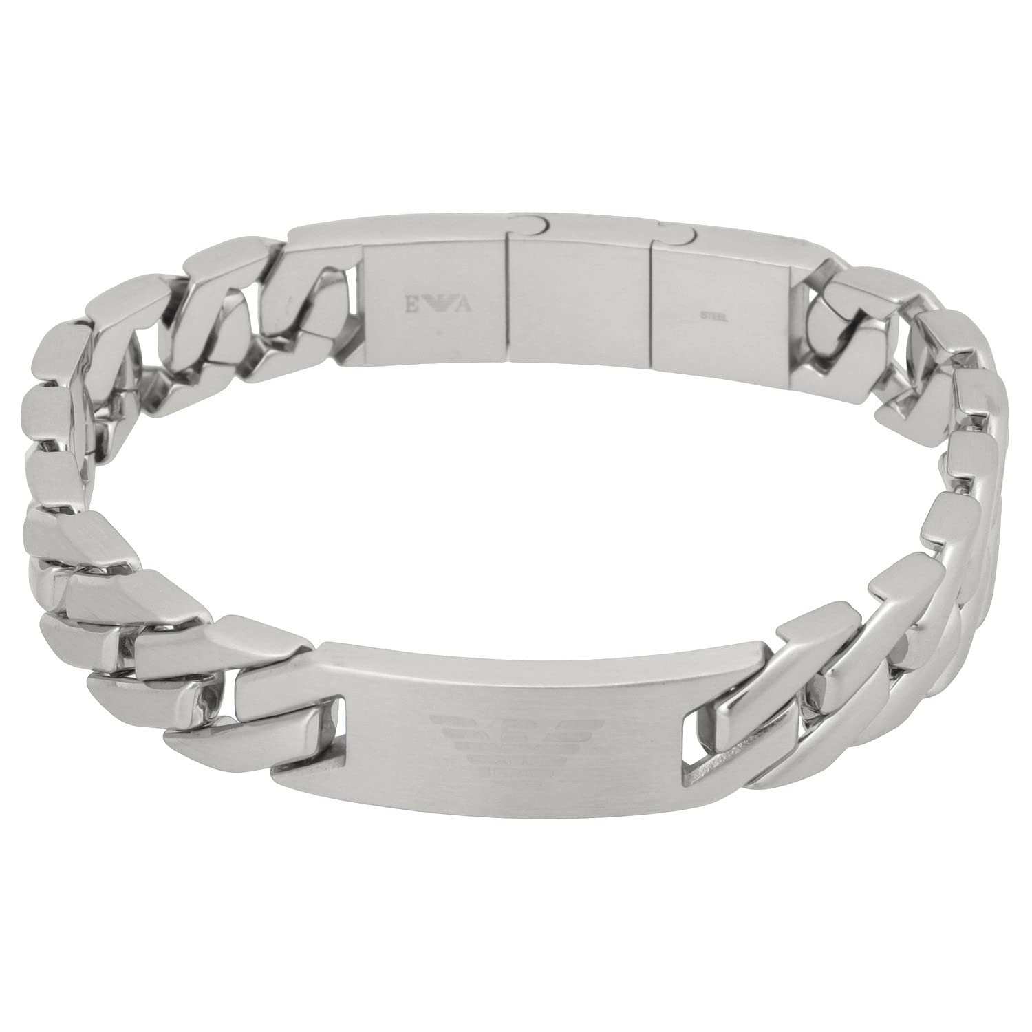 

Браслет-цепочка из нержавеющей стали Emporio Armani с серебристым мужским логотипом в виде орла, (EGS2435040) [Использовал]