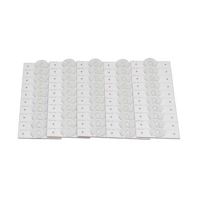 50Pcs SMD Lamp Bead with Optical Lens Fliter Fiberglass Board 6V Led Light Strip Parts