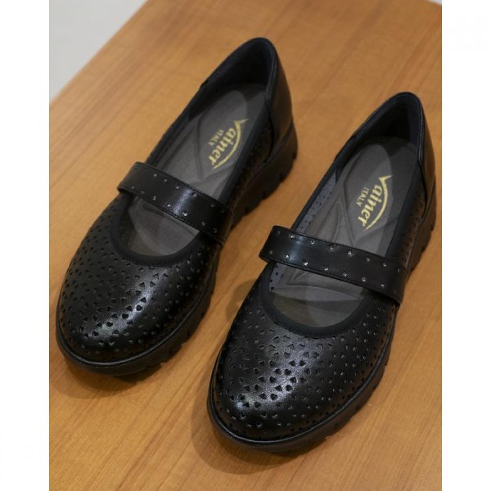 

Vainer Functional Summer Comfort Shoe Black Women 372e blackness/225