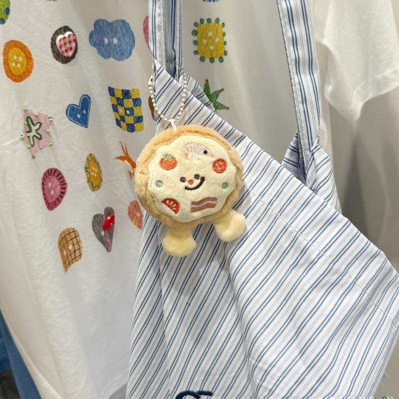 

Милый брелок-подвеска в виде пиццы, мультяшный, имитация еды, мягкая игрушка, подвеска, кольцо для ключей, аксессуары для украшения рюкзака, подарки