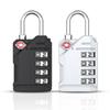 Durable TSA 4 Digit Combination Lock Zinc alloy Security Tool Suitcase Luggage Coded Lock Padlock Anti-theft Cabinet Lock Travel