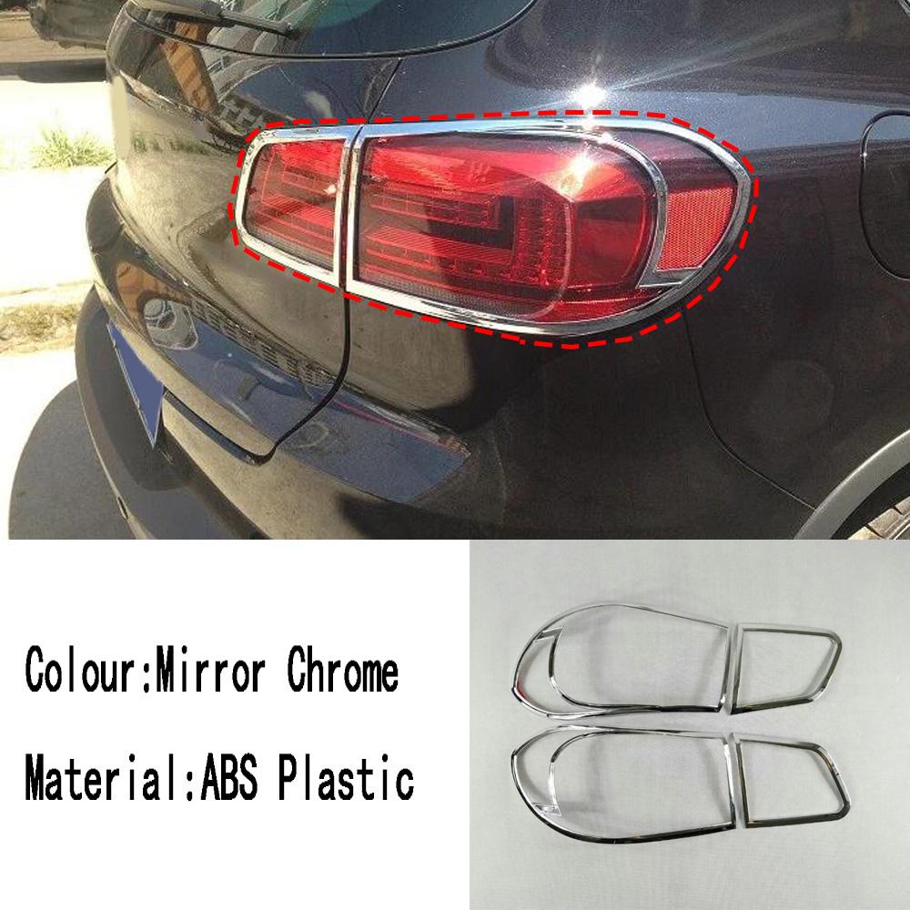 For Volkswagen VW Tiguan MK1 2010-2014-2016 Rear Fog Light Frame Rear Trunk Mirror Handle Bowl Fuel Cap Door Body Cover Trim