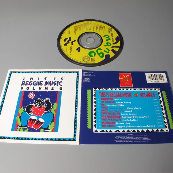 

CD VARIOUS - This Is Reggae 5 CCD9851 Mango 1990 US Reggae, Ska & Dub Used