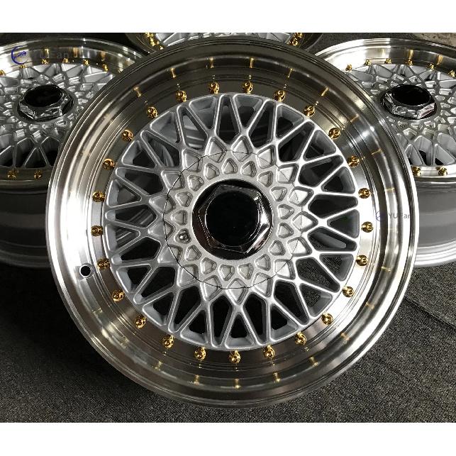 Factory Price 15 Inch RS Casting Wheels Lightweight Performance Racing Wheel Alloy Rims.Passenger Car Wheels 15