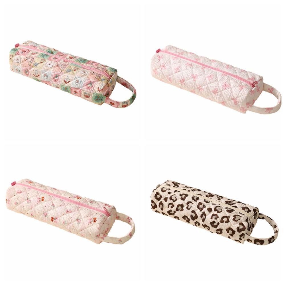 With Handle Hair Dryer Storage Bag Quilting Cotton Carrying Case New Curler Storage Bag  for Travel