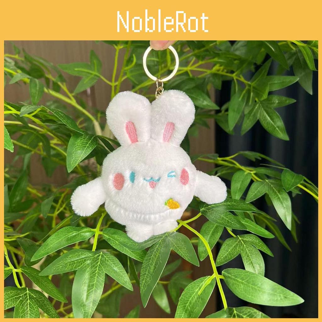 Cuddly And Cozy Rabbit Plush Toy Keychain With Soft Texture And Options Colorful