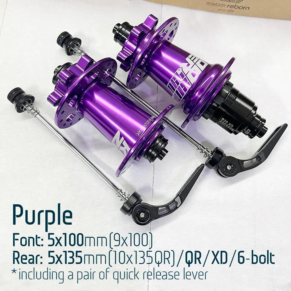 Koozer Xm490 Pro Rear Mtb K7 Cube 28/32/36 Holes Bicycle Hubs 5X135 12X142 Qr Thru Axle Noisy Hub For 11 12 Speed Xd