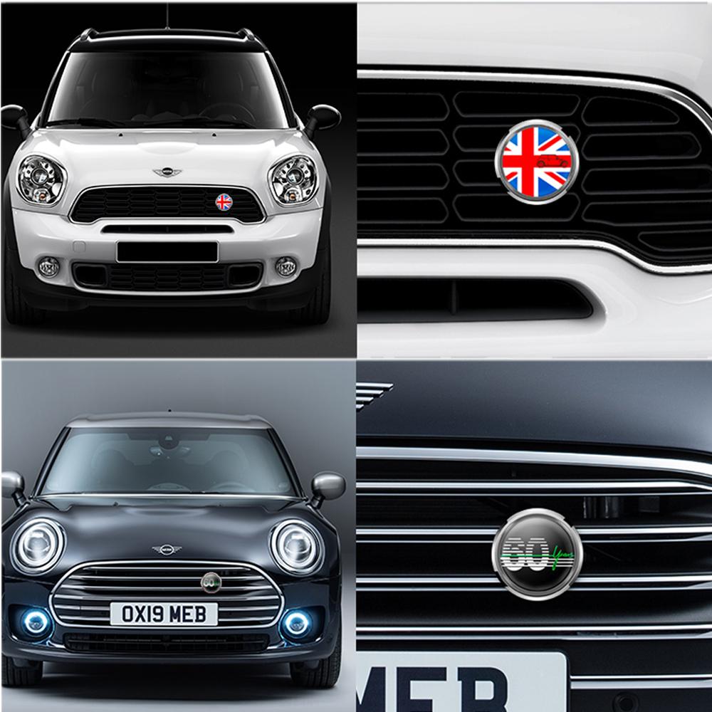Emblema Metallo Adesivo Bandiera UK Union Jack Paraurti Anteriore Griglia Per Cooper S F55 F56 F60 R50 R55 R56 R60 R61 Styling Auto