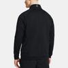 Under Armour Solid Color Casual Stand Collar Knitted Jacket Men Jacket Black 1383146-001