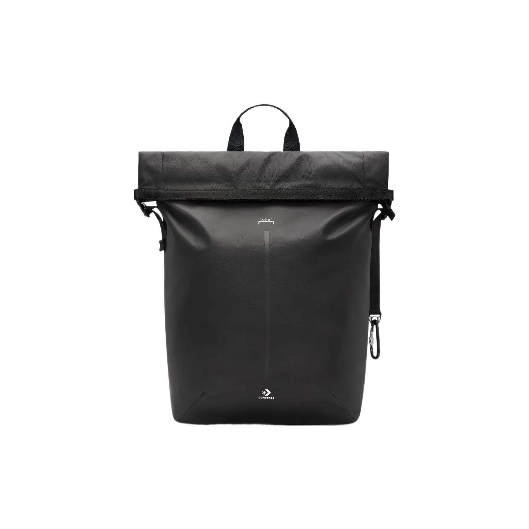 

New Converse A COLD WALL* Collaboration Coated Cotton Canvas Backpack Regular Unisex Black 10025733A01 34.0*20.1*45.0CM