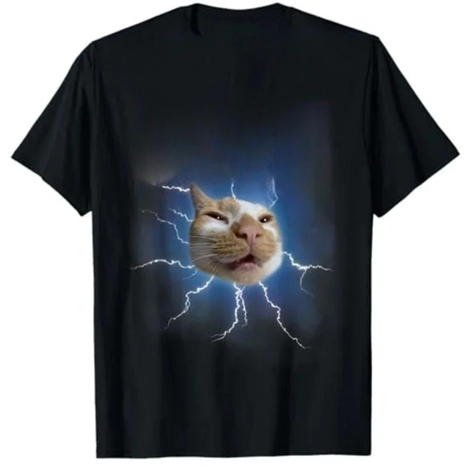 Funny Ibuprofen Cat Hilarious Cat Meme   T-Shirt Humor Inappropriate Tee That Delivers Big Laughs Sarcastic Y2k Outfit S чёрный