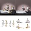 Elegante Harzskulptur einer Balletttänzerin Ballerinen-Figur Tanzendes Mädchen Statue Ornament zur Verschönerung jedes Raumes