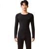 MIIOW Men's Thermal Underwear Set, Seamless Antibacterial Thin Long Johns, Xinjiang Long-Staple Cotton, Crew Neck Base Layer for Autumn
