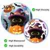 Removable Halloween Decorations Pumpkin Window Clings, Cartoon Cat Static Sticker, Jack O Lantern Stickers PVC Decals for Party Home Decoration