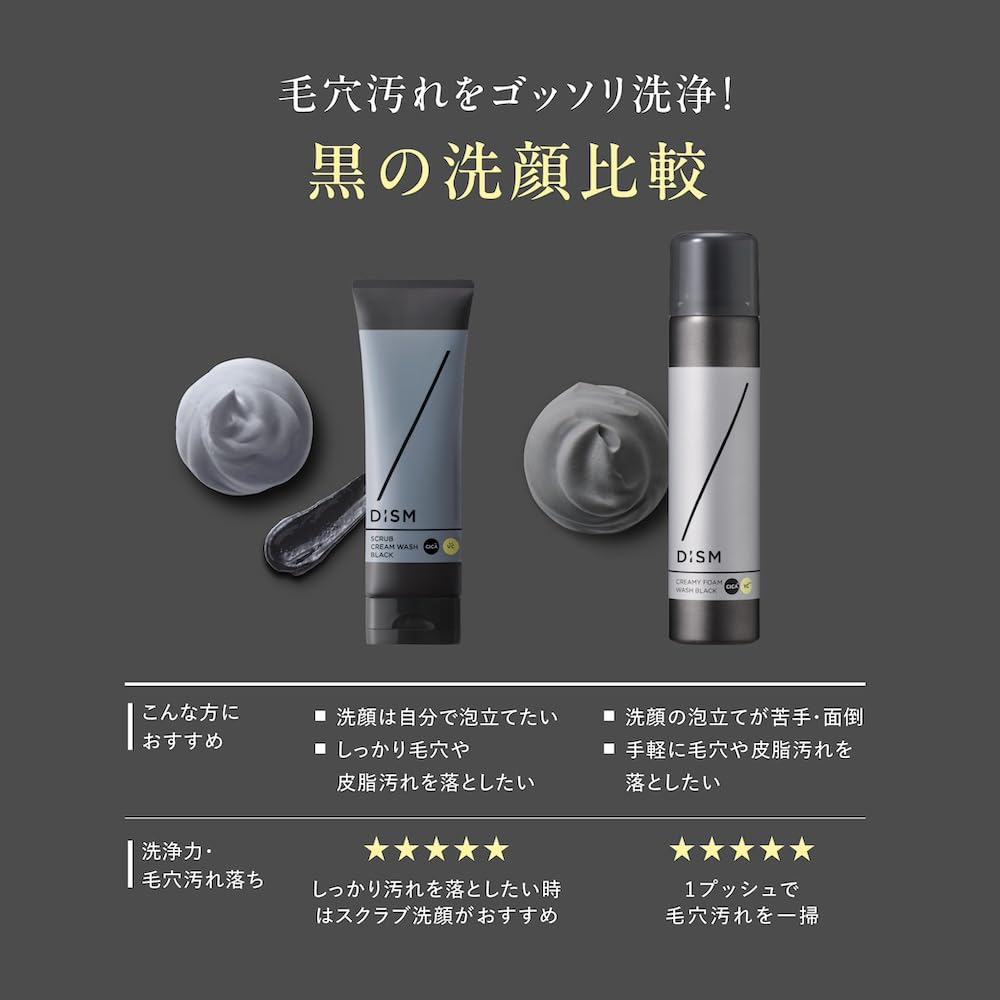 DISM Scrub Cream Wash Black