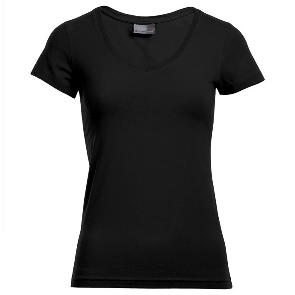 Promodoro Womens/Ladies V Neck Slim T-Shirt
