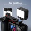 Camera Grip Holder for DJI Action 5 Pro/Action 4 Camera Grip Holder Metal Cage Quick-release Cold Shoe Camera Grip Handle Holder
