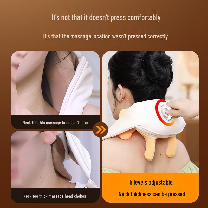 breo N5 MINI S3 Adjustable Neck Massager with Red Light Heat