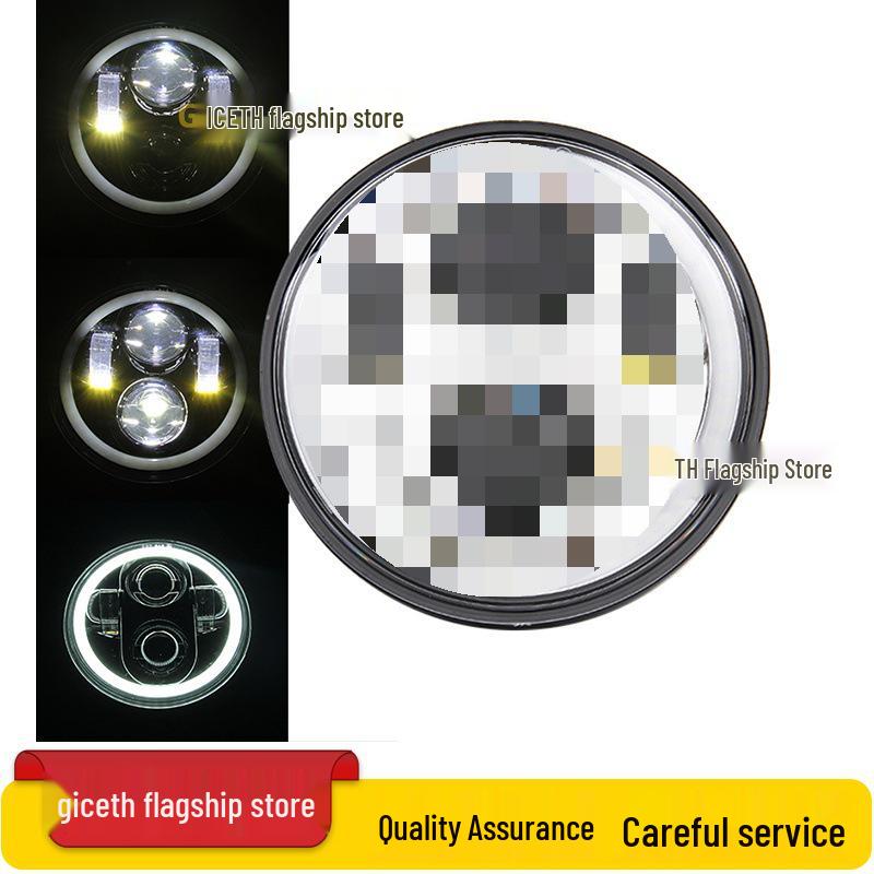 5.75" LED Headlight for Harley X48, XL883R/L 750, Dyna, Benelli 400 Motorcycles & Scooters - Off-road Compatible