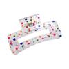 Colorful Floral Daisy Patterned Hair Claw Clips For Girls Stylish Headwear Accessory