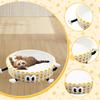 Braided Cat House, Sleeping Bed, Furniture Protector, Hand-Woven Scratching Post, Pet House for