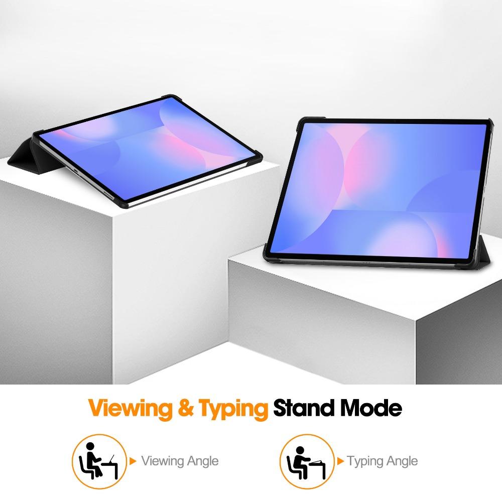 Premium für Samsung Tab S10FE Plus 13.1 Hülle SM-X620 3-fach Ständerabdeckung Ultraslim Schutz