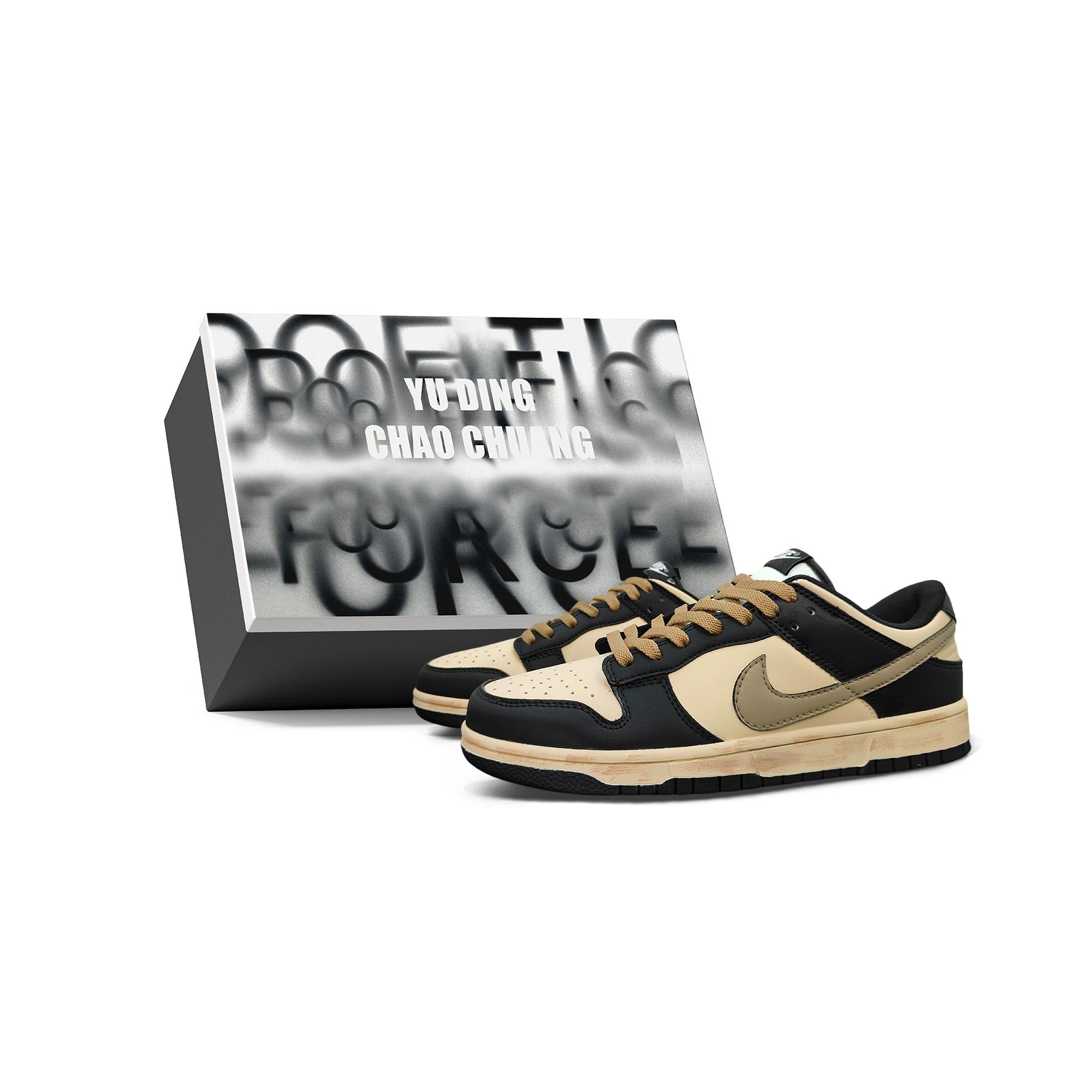 

Nike Dunk YDCC Slip Resistant, Abrasion Resistant, Lightweight Low top Skateboard Shoes Women s Black Brown DD1503-101(Team501-S-BOX) 36.5
