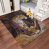 Leopard Pattern Art Carpet with Abstract Swirl Design for Living Room Suitable for use as an anti-slip for living room bedroom sofas