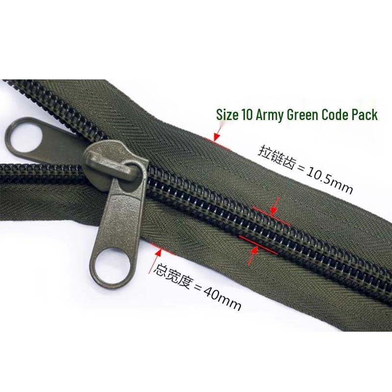 Yungming Military Green Tent Zipper & Pulls Tent Zipper
