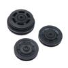 Fitness Equipment Parts Pulley Wheel Round Black Wheel Cable Gym Fitness Equipment Part Exercise Machine Part Accessory