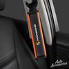 For Porsche MO82Pcs Car Seat Belt Shoulder Cover Safety Protector Pad Carbon Fibre For Porsche Cayenne Panamera Macan 911 Taycan Boxster Cayman