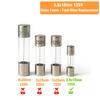 2.5A 125V Glass Fuses for Christmas Lights, Household Appliances & Electronics - 3.6x10mm Mini Fast-Blow Fuses,0.14x0.39 Inch Christmas Light Fuse -