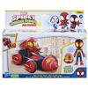 Hasbro Marvel Spidey en Vrienden Web Spinner met Boor Spinner Miles met Auto en Actie Leeftijden F7253 Morales Spider-Man, Accessoires, 4-inch (10 cm)