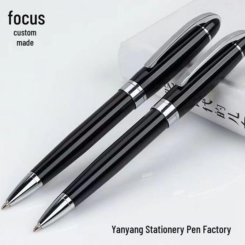 Custom Metal Signature Business Ballpoint Gel Pens with Logo Twist Mechanism