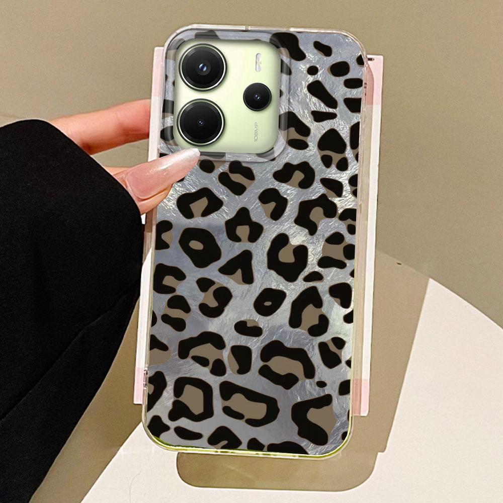 

Ретро чехол для телефона с леопардовым вихревым узором для Xiaomi Redmi Note 14 13 12 11 11S 10 10S 8 9 Pro 15C 9C 13C 14C A3 A3X 9C A1 Redmi Note 11 Pro 4G белый