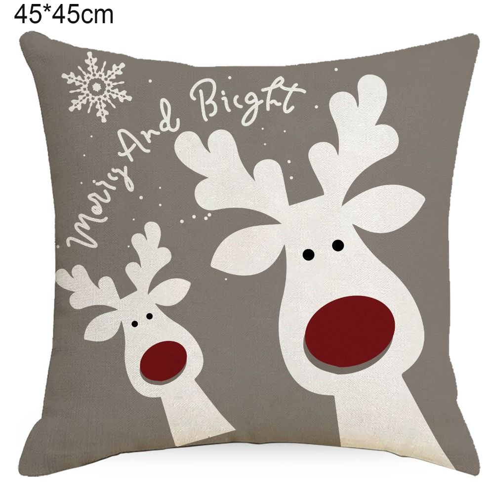 Home Textile Christmas Pillow Covers Xmas Trees Pattern Cushion Cover Pillow Cases  Home