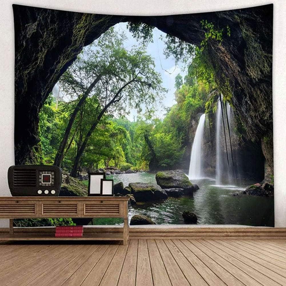 Llamazing Forest Tapestry Home Decor Landscape Tapestry Living Room Bedroom Decoration Magic Curtain Morning Forest