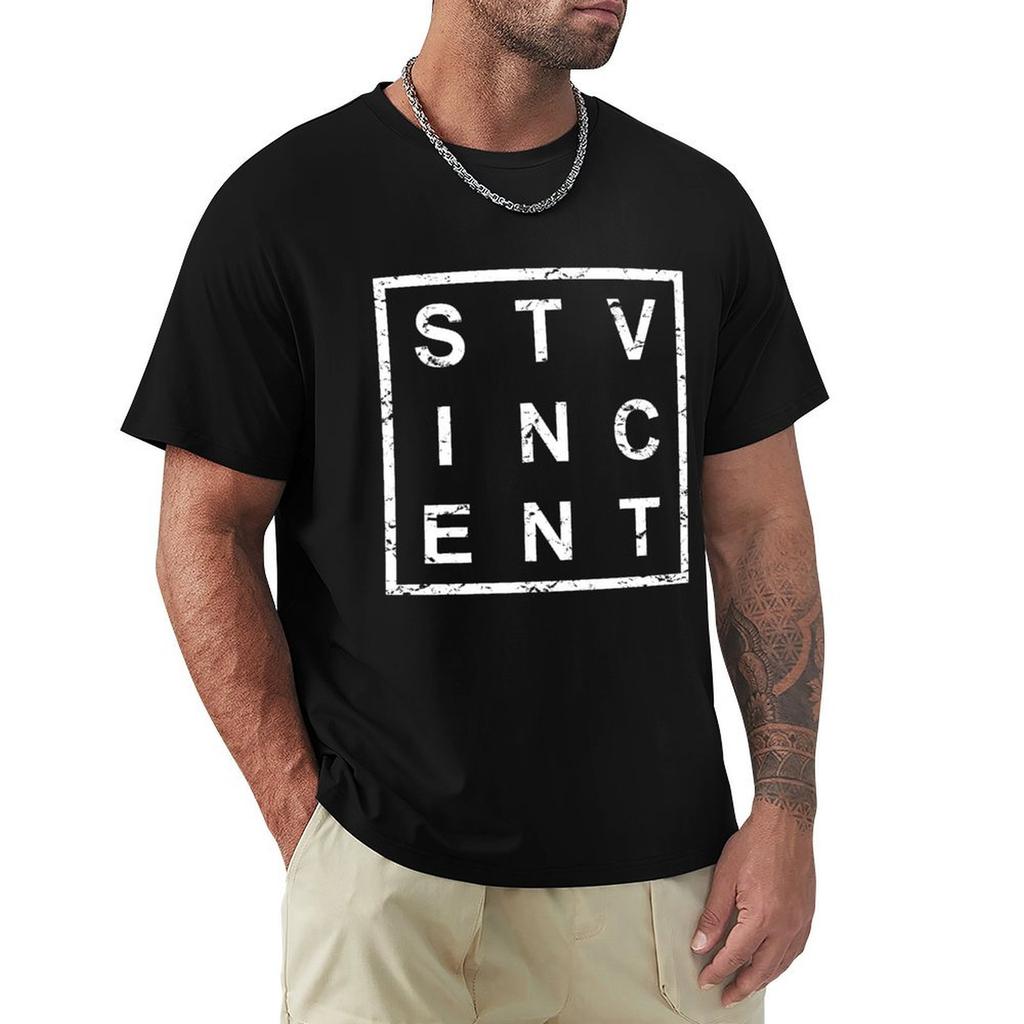Stylish Saint Vincent Tshirt Holiday Casual Short Sleeve Top