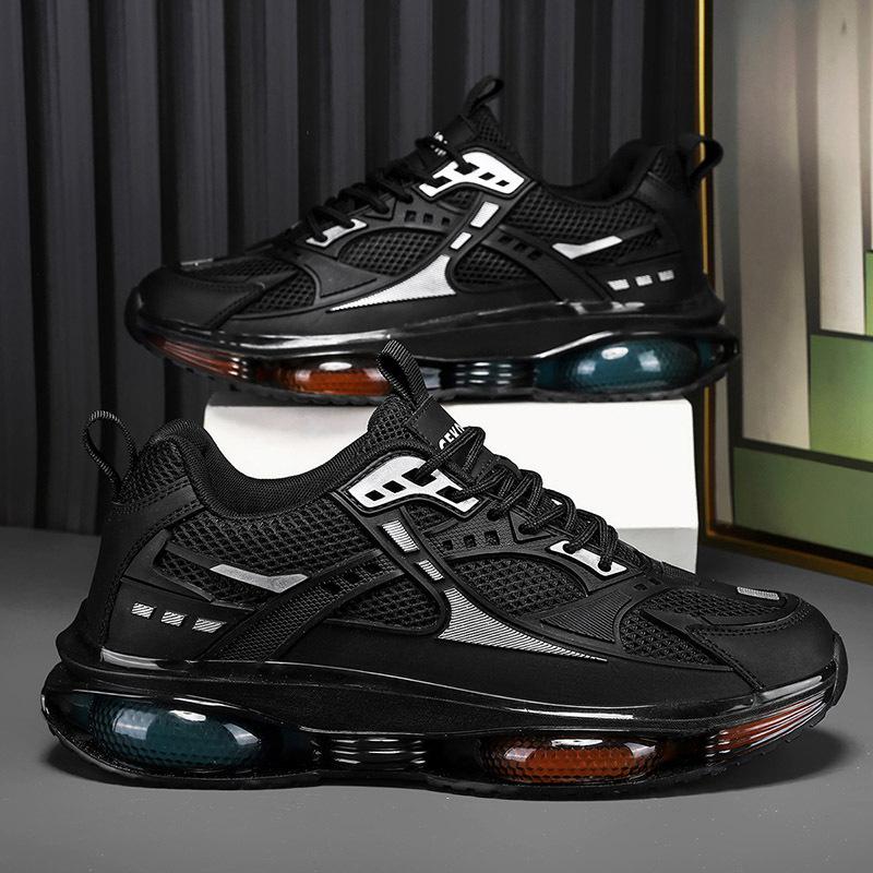 Men's Shoes Autumn New Breathable Versatile Fashion Casual Sports Platform Running Little White Dad Shoes