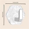 10pcs Crystals Clear Stick Hook High Capacity Adhesive Without Tool Need Convenient for Hanging Home Accessories