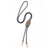 Bolo Tie for Men Western Cowboy Style Necktie with Carved Cicada Buckle Decorations Costume Accessories