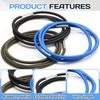 3Pcs Colorful Trash Can Bands Stretchable Rubber Bands Reusable Garbage Can Bands  Household
