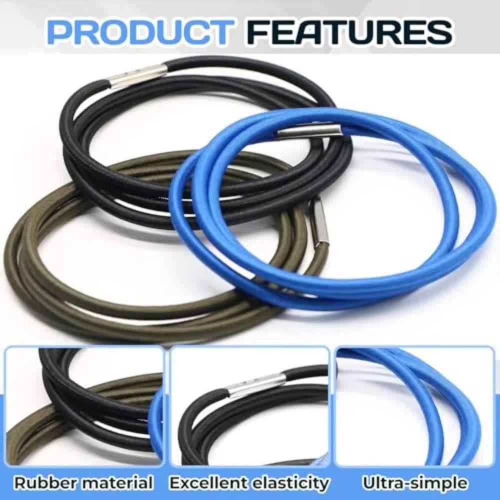 3Pcs Colorful Trash Can Bands Stretchable Rubber Bands Reusable Garbage Can Bands  Household