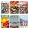 Oporto Unveiled Explore the Soul of Portugal Along the Douro Landmarks Skyline Metal Plaque Design Living Room Tin Sign Poster